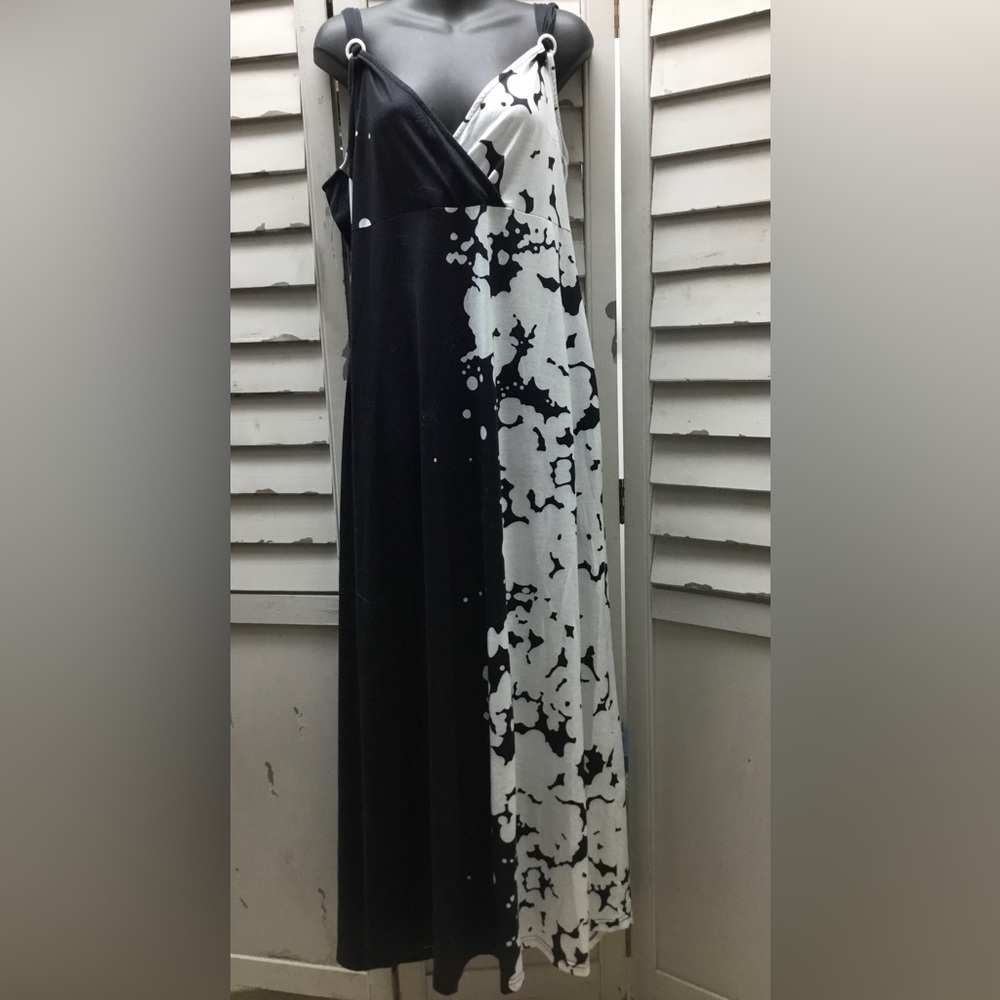 Misslook cotton blend maxi dress